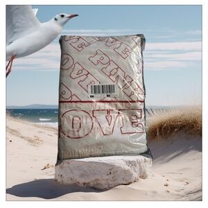 NIB Victoria Secret PINK LOVE Logo Cotton Beach Towel